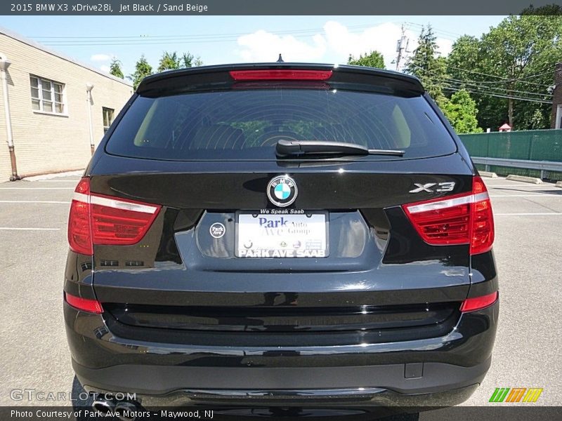 Jet Black / Sand Beige 2015 BMW X3 xDrive28i