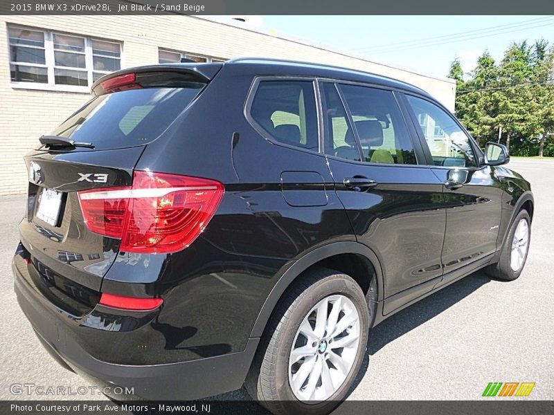 Jet Black / Sand Beige 2015 BMW X3 xDrive28i