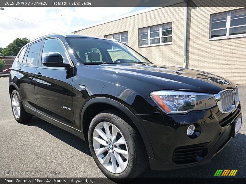 Jet Black / Sand Beige 2015 BMW X3 xDrive28i