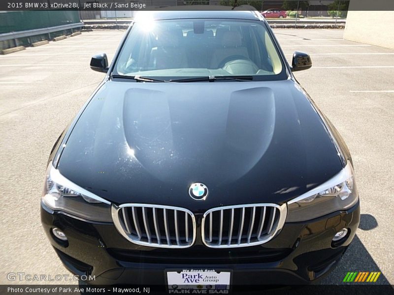 Jet Black / Sand Beige 2015 BMW X3 xDrive28i