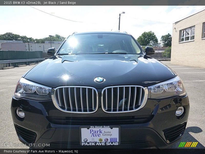 Jet Black / Sand Beige 2015 BMW X3 xDrive28i