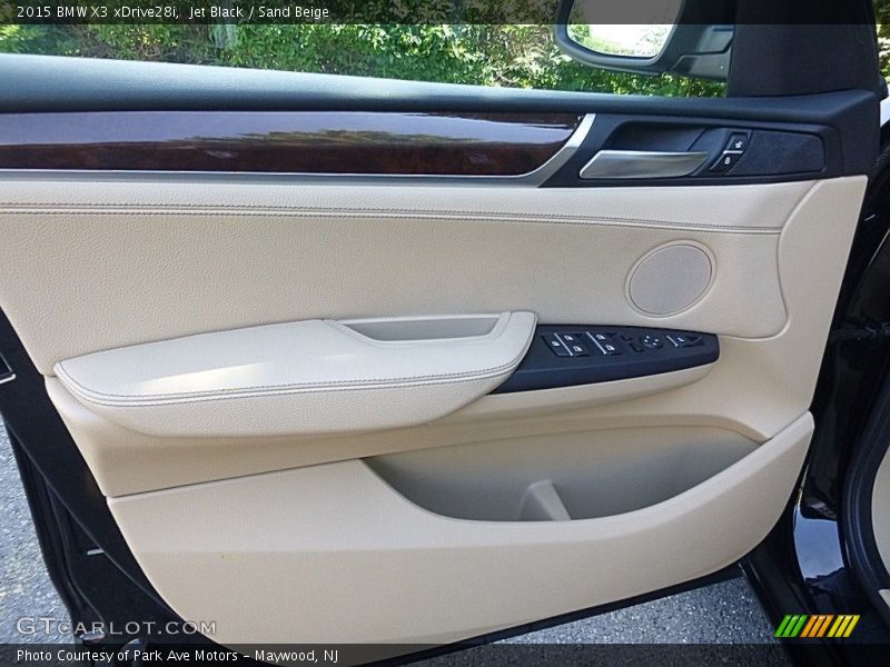 Jet Black / Sand Beige 2015 BMW X3 xDrive28i