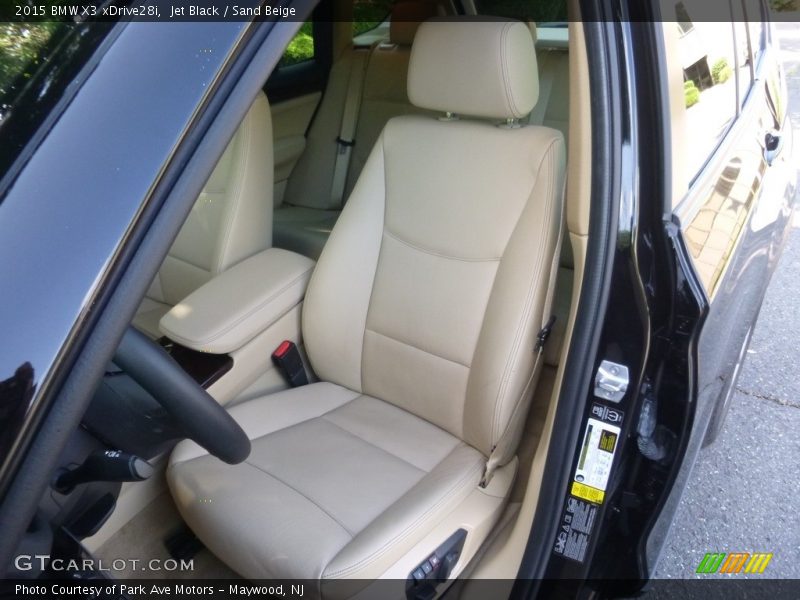 Jet Black / Sand Beige 2015 BMW X3 xDrive28i