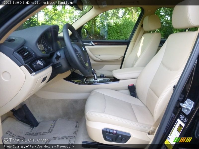 Jet Black / Sand Beige 2015 BMW X3 xDrive28i