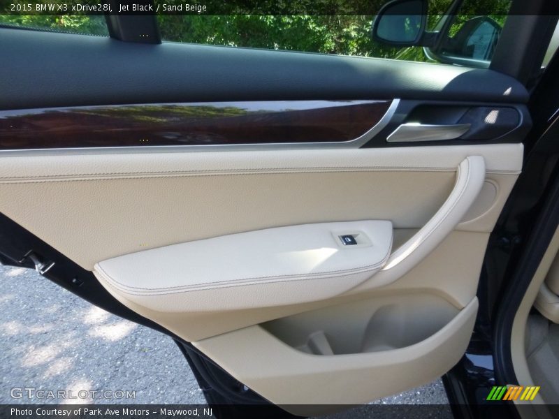 Jet Black / Sand Beige 2015 BMW X3 xDrive28i