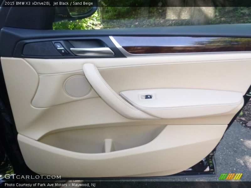 Jet Black / Sand Beige 2015 BMW X3 xDrive28i