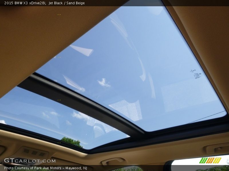 Jet Black / Sand Beige 2015 BMW X3 xDrive28i