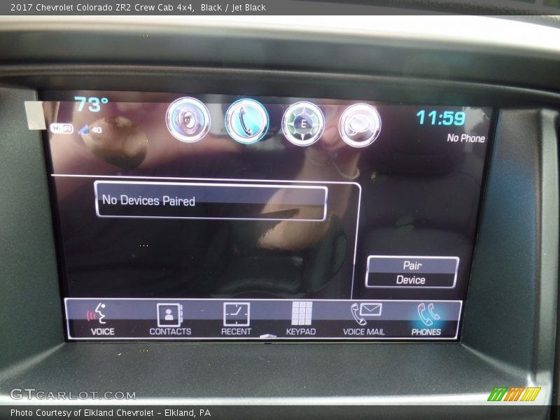 Black / Jet Black 2017 Chevrolet Colorado ZR2 Crew Cab 4x4