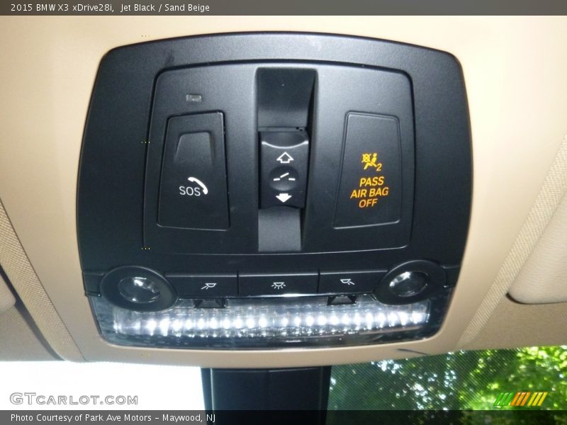 Jet Black / Sand Beige 2015 BMW X3 xDrive28i