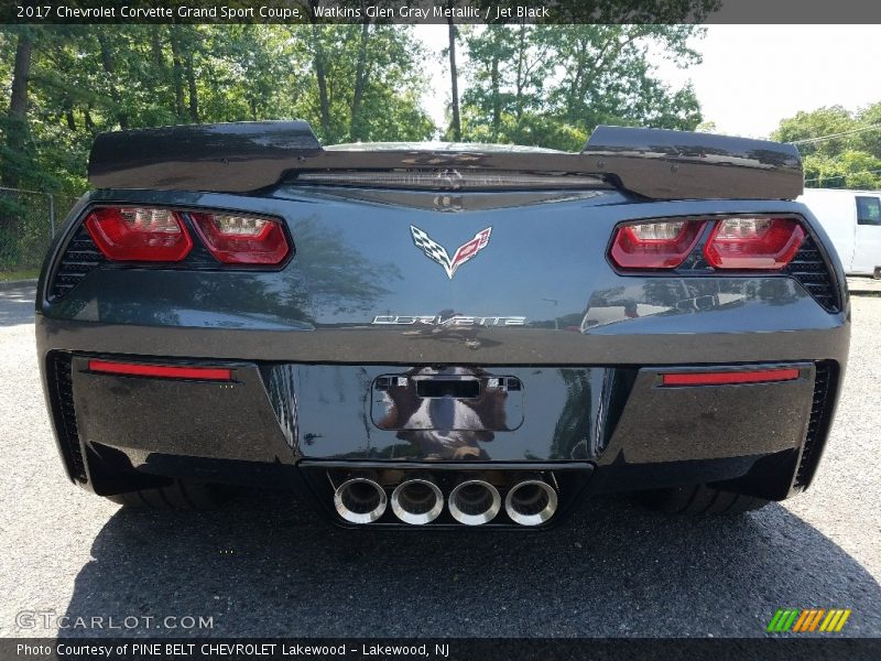 Watkins Glen Gray Metallic / Jet Black 2017 Chevrolet Corvette Grand Sport Coupe