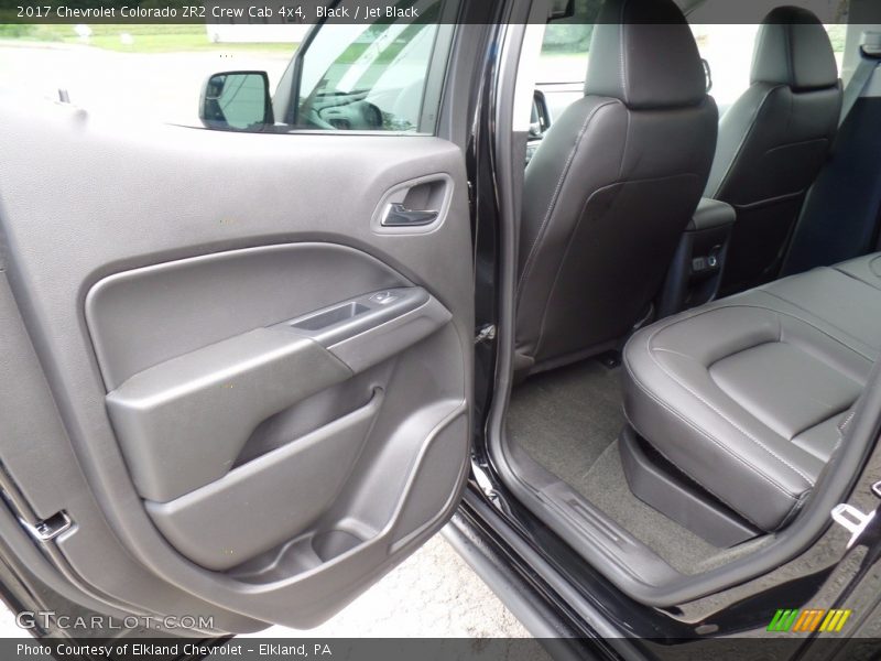 Rear Seat of 2017 Colorado ZR2 Crew Cab 4x4