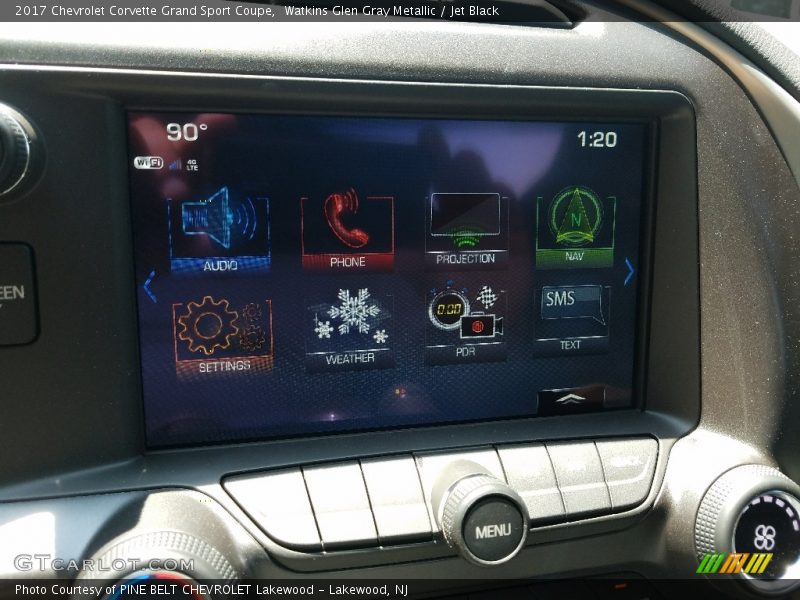 Watkins Glen Gray Metallic / Jet Black 2017 Chevrolet Corvette Grand Sport Coupe