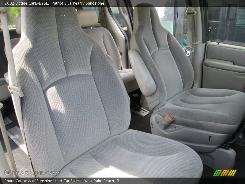 Patriot Blue Pearl / Sandstone 2002 Dodge Caravan SE