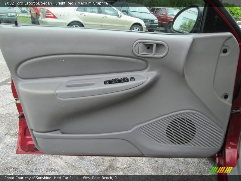 Bright Red / Medium Graphite 2002 Ford Escort SE Sedan