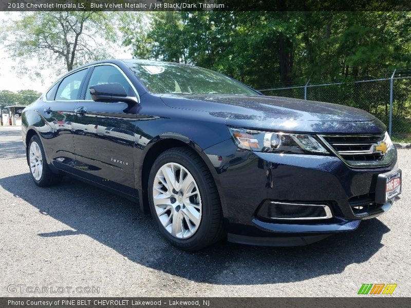 Blue Velvet Metallic / Jet Black/Dark Titanium 2018 Chevrolet Impala LS