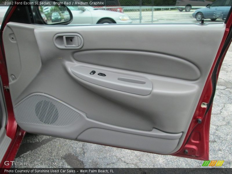 Bright Red / Medium Graphite 2002 Ford Escort SE Sedan