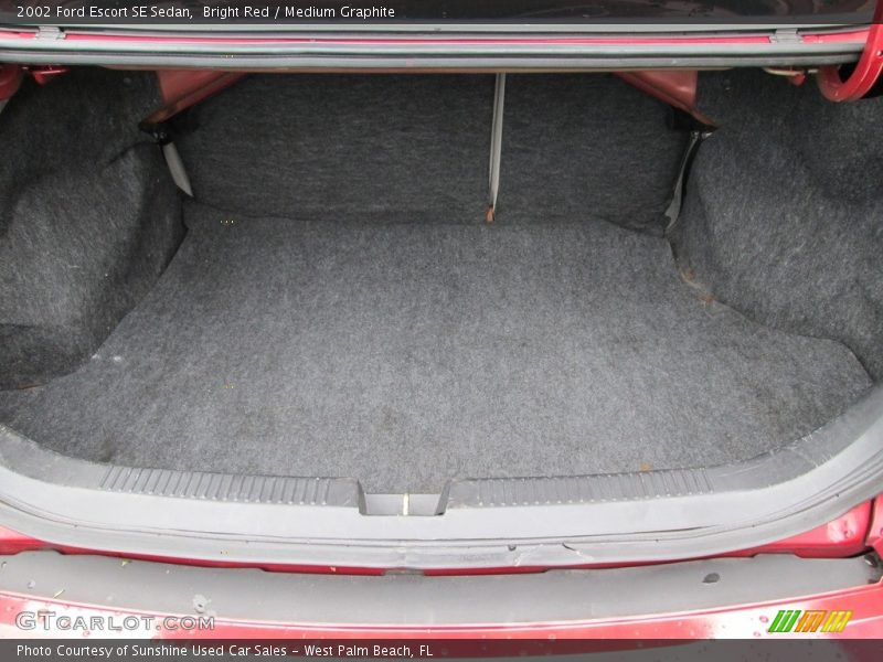 Bright Red / Medium Graphite 2002 Ford Escort SE Sedan