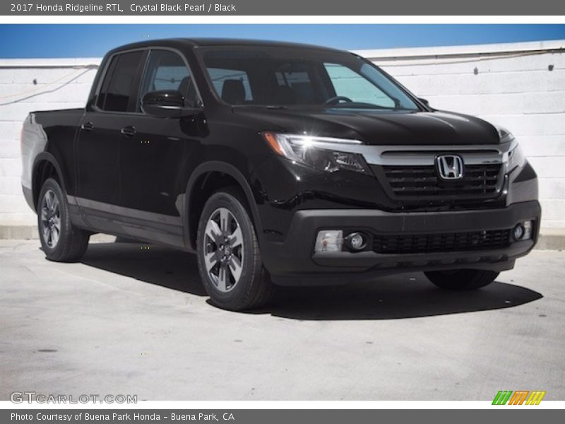 Crystal Black Pearl / Black 2017 Honda Ridgeline RTL