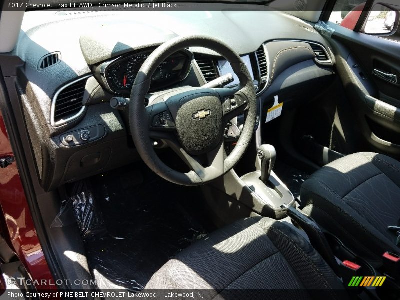 Crimson Metallic / Jet Black 2017 Chevrolet Trax LT AWD