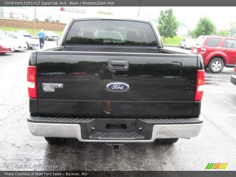 Black / Medium/Dark Flint 2008 Ford F150 XLT SuperCab 4x4