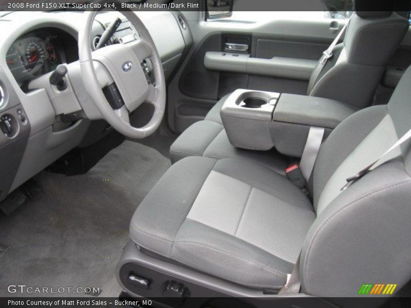 Black / Medium/Dark Flint 2008 Ford F150 XLT SuperCab 4x4