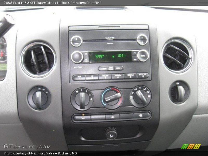 Black / Medium/Dark Flint 2008 Ford F150 XLT SuperCab 4x4