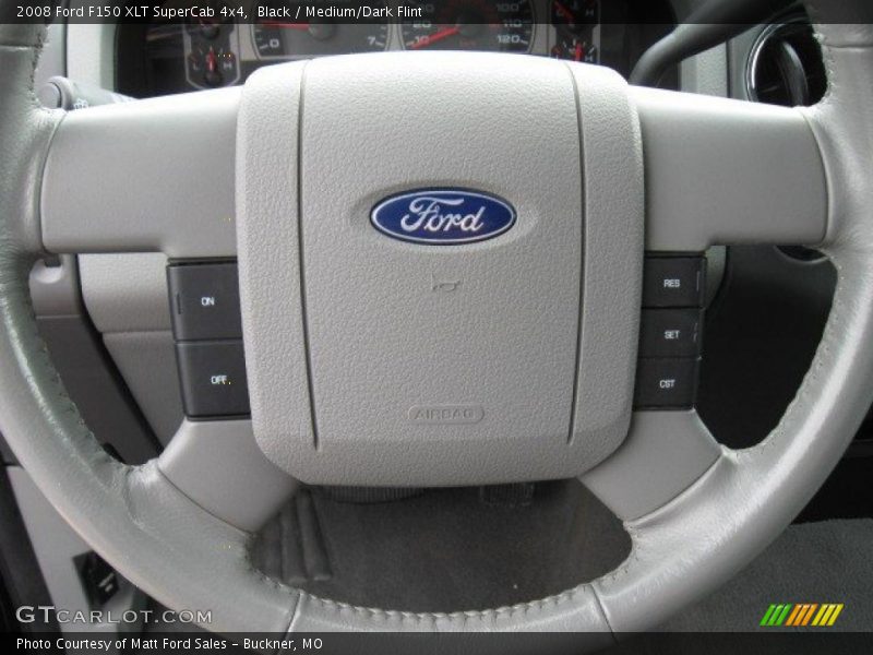 Black / Medium/Dark Flint 2008 Ford F150 XLT SuperCab 4x4