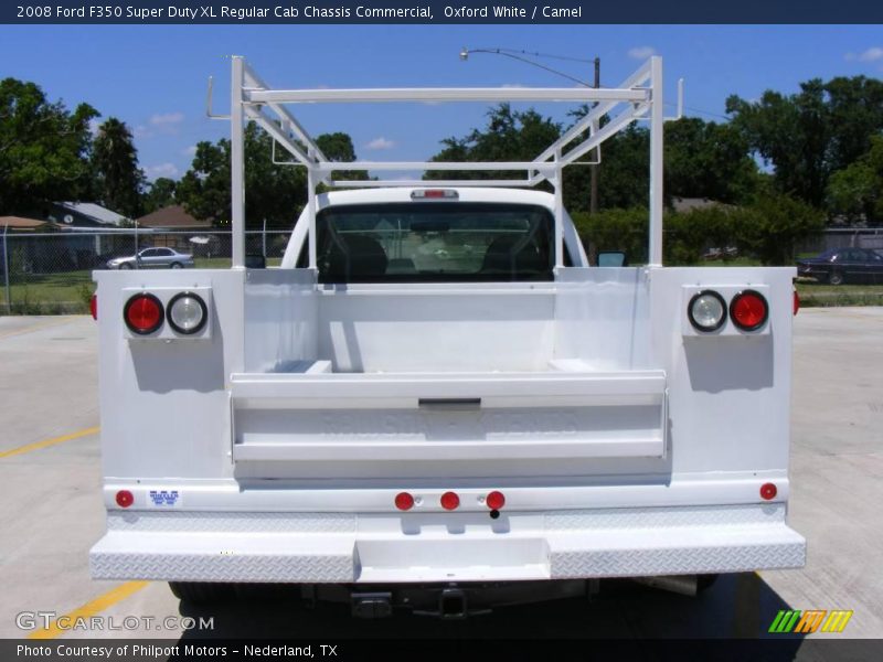 Oxford White / Camel 2008 Ford F350 Super Duty XL Regular Cab Chassis Commercial
