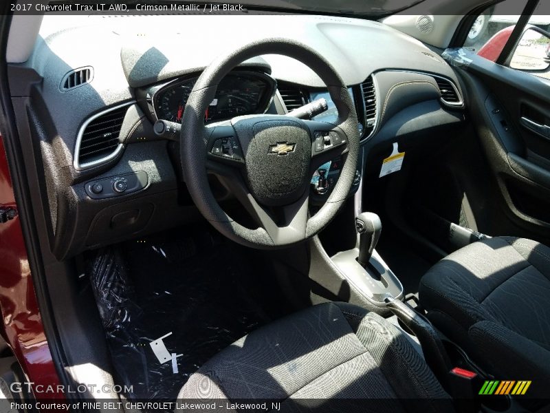 Crimson Metallic / Jet Black 2017 Chevrolet Trax LT AWD