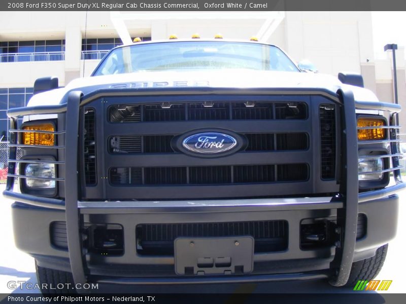 Oxford White / Camel 2008 Ford F350 Super Duty XL Regular Cab Chassis Commercial