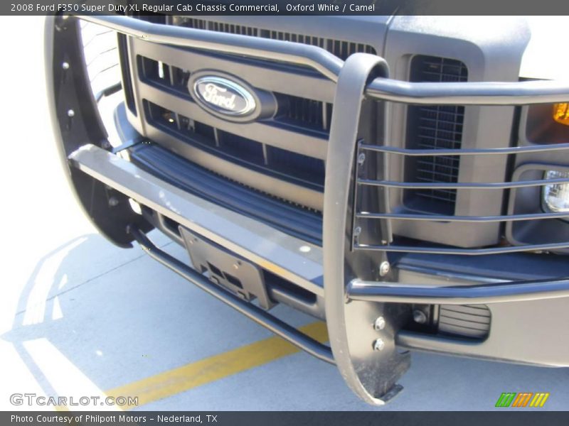 Oxford White / Camel 2008 Ford F350 Super Duty XL Regular Cab Chassis Commercial