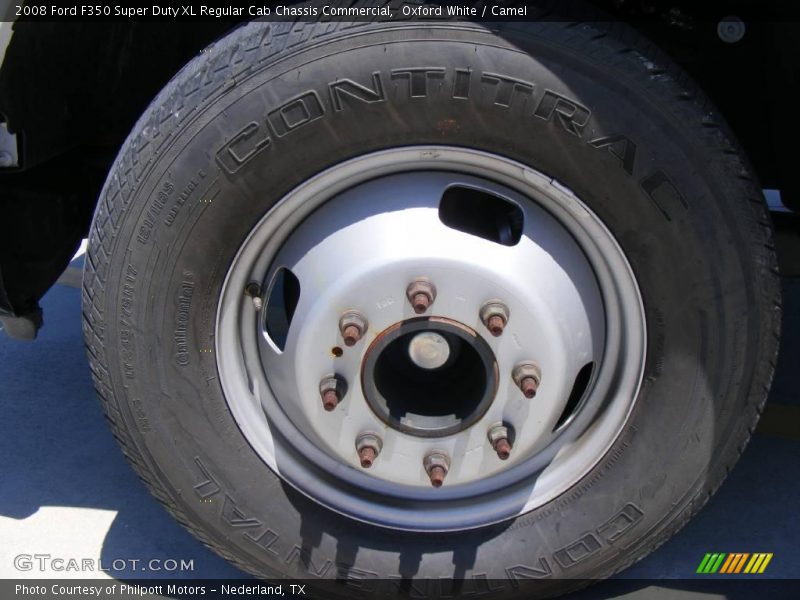 Oxford White / Camel 2008 Ford F350 Super Duty XL Regular Cab Chassis Commercial