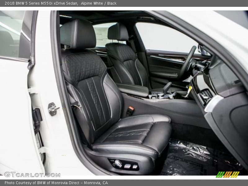  2018 5 Series M550i xDrive Sedan Black Interior