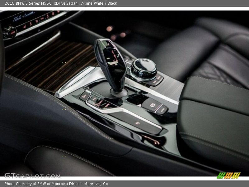 Alpine White / Black 2018 BMW 5 Series M550i xDrive Sedan