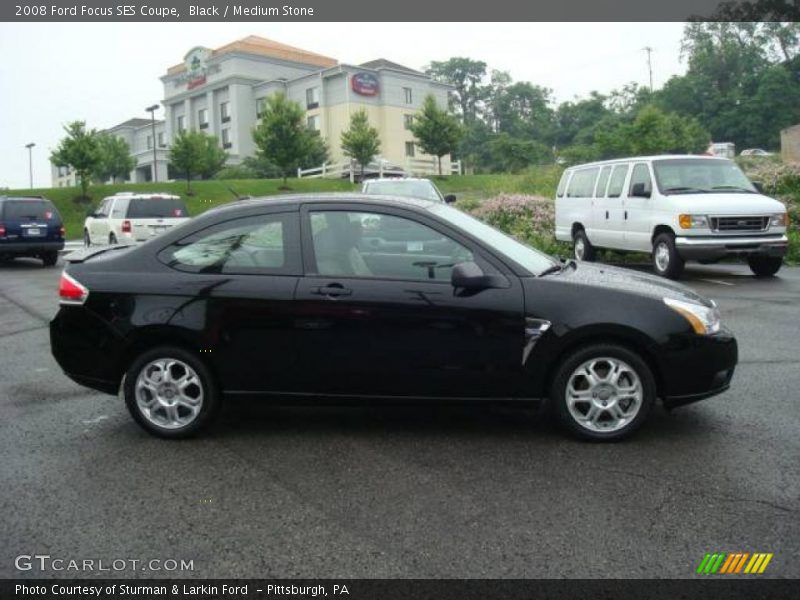 Black / Medium Stone 2008 Ford Focus SES Coupe