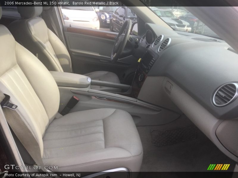 Barolo Red Metallic / Black 2006 Mercedes-Benz ML 350 4Matic