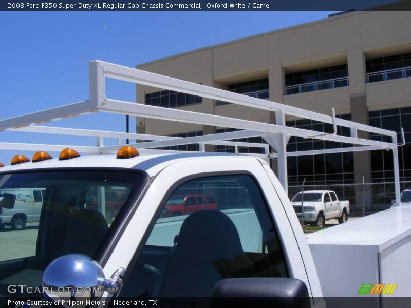 Oxford White / Camel 2008 Ford F350 Super Duty XL Regular Cab Chassis Commercial