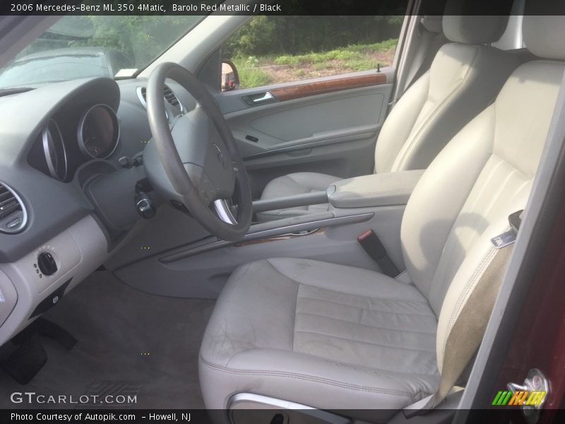 Barolo Red Metallic / Black 2006 Mercedes-Benz ML 350 4Matic