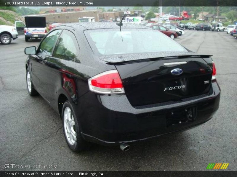 Black / Medium Stone 2008 Ford Focus SES Coupe