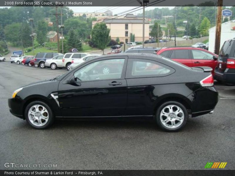 Black / Medium Stone 2008 Ford Focus SES Coupe