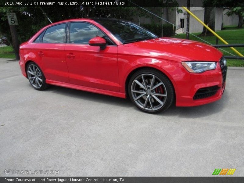 Misano Red Pearl / Black 2016 Audi S3 2.0T Premium Plus quattro