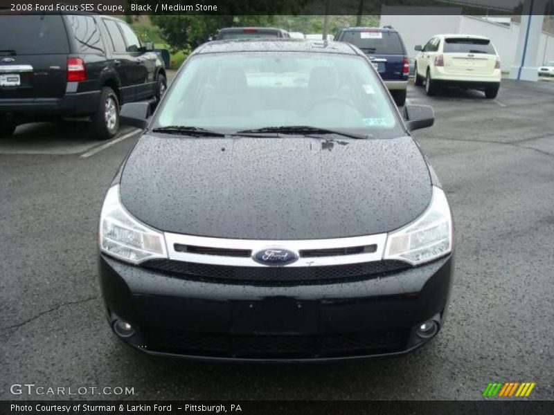 Black / Medium Stone 2008 Ford Focus SES Coupe