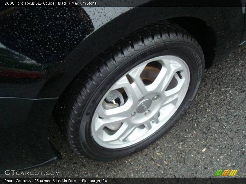 Black / Medium Stone 2008 Ford Focus SES Coupe