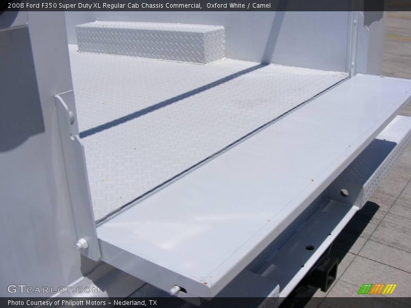 Oxford White / Camel 2008 Ford F350 Super Duty XL Regular Cab Chassis Commercial