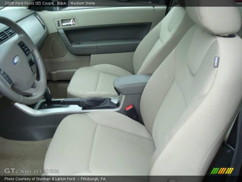 Black / Medium Stone 2008 Ford Focus SES Coupe