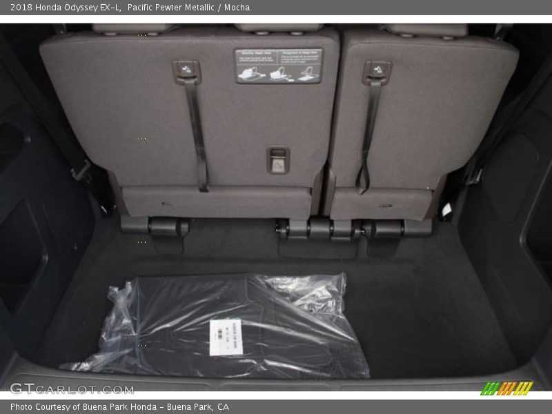 Pacific Pewter Metallic / Mocha 2018 Honda Odyssey EX-L
