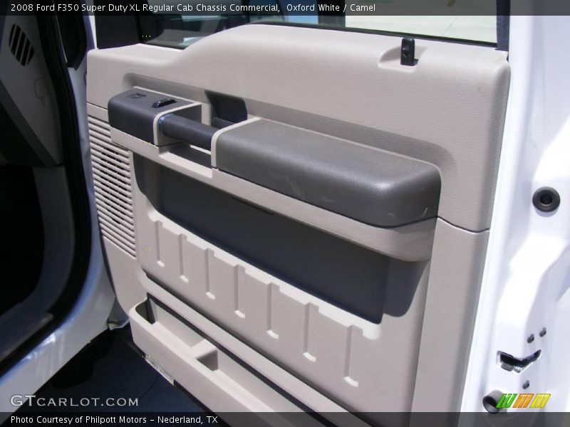 Oxford White / Camel 2008 Ford F350 Super Duty XL Regular Cab Chassis Commercial