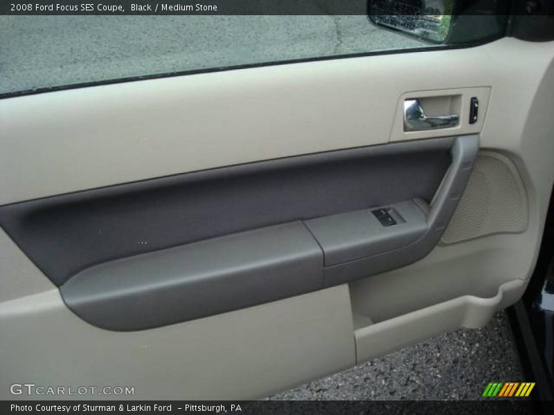 Black / Medium Stone 2008 Ford Focus SES Coupe