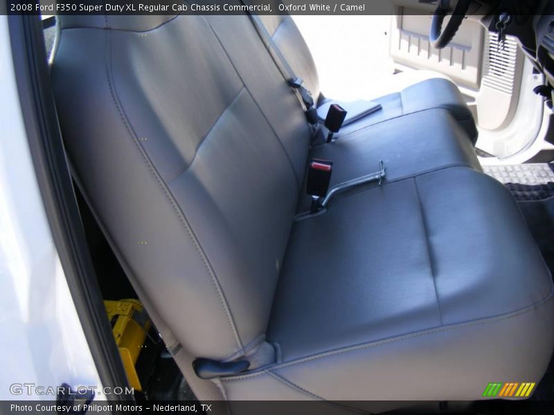 Oxford White / Camel 2008 Ford F350 Super Duty XL Regular Cab Chassis Commercial