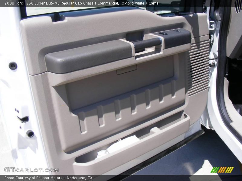 Oxford White / Camel 2008 Ford F350 Super Duty XL Regular Cab Chassis Commercial